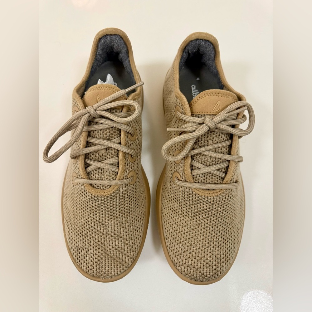 Allbirds tree runners Tan khaki Lace-Up Sneakers 9